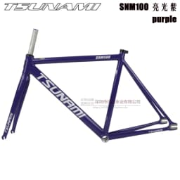 TSUNAMI SNM100 Bicycle Frame Fixed Gear Carrier Kit 49cm 52cm 55cm 58cm Aluminum Racetrack Frame Multi-Color Options