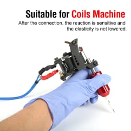 High Quality Tattoo Machine Clip Cord RCA/DC Plug For Tattoo Power Supply Pedal Hook Line Audio Cable Permanent Makeup Accessory