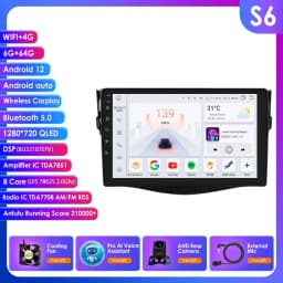 9"7862 Android Auto Car radio GPS Stereo for Toyota RAV4 Rav 4 2006-2012 multimedia player 4G 8Core Autoradio Carplay HeadUnit