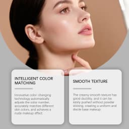 Color Changing Foundation Stick Blemish Cover Concealer Moisturizing Skin Brightening Invisible Pores High Coverage Makeup Base