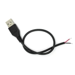 1/5/10pcs 30cm Power Supply Cable 2 Pin USB 2.0 A Female Male 4 Pin Wire Jack Charger Charging Cord Extension Connector DIY 5V