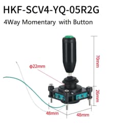 Joystick Switch CV4-YQ-04R2G 2 Direction 4 Direction Universal Direction Rocker Switch Momentary Monolever Switch