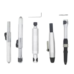 PHYHOO Rotary Quick Change Handpiece Flex Shaft Hammer Handle Carving Chisel Polish for Foredom Motor Shocking 2.35mm 6mm