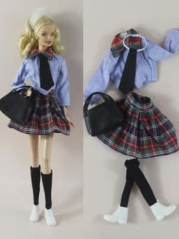 1 Set Doll Clothes 1:6 Scale Dress Outfit for 11.5 inch 30cm Doll Many Style for Choice Gifts for Girls #1