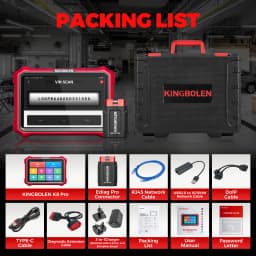 2026 NEW KINGBOLEN K8 Pro Bi-Directional Scanner Full Systems Diagnostic Scan Tool,34 Reset ECU Coding, lifetime free update