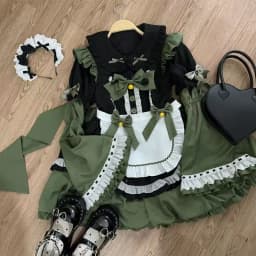 Lovely Flare Sleeve Bud Casual Cute Dress Patchwork Lace Panelled Slim Waist Robe Exquisite Preppy Style Japanese Moda Vestidos