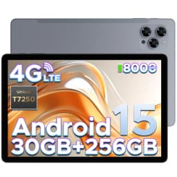 DOOGEE Tab G6 2 in 1 Tablet PC 4G LTE 11 Inch Android 15 30GB RAM(6+24) 256GB ROM 8000mAh Battery Support Widevine L1 Tablet PC