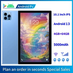 BDF T8 Android 13 Tablet, 10.1 Inch, Octa-Core, 5G WiFi, 64GB, 5000mAh, HD IPS Display, Dual Camera, Bluetooth, FM, TYPE-C