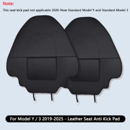 Car Seat Anti Kick Pad For Tesla Model Y Juniper Leather Full Surround Seat Back Anti Scratch Protector Car Interior Accessories
