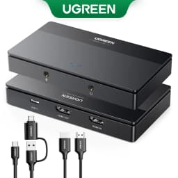 UGREEN HDMI Video Capture Card 4K60Hz HDMI to USB/Type-C Video Grabber Box for Computer Camera Live Stream Record Meeting