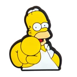 1-100pcs Cartoon Wacky Simpson Anime Series PVC Shoe Charms Accessories DIY Creativity Sandal Wristbands Party Decorations