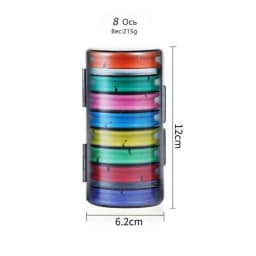 Rainbow Fishing Main Line Box Winding Board High Quality Fishing Box Fishing Tools 4-16 Spindle Silicone Main Spool 2020