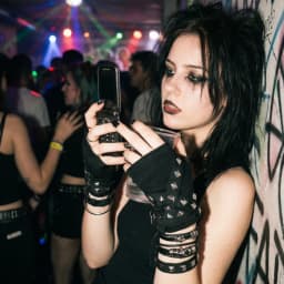 1 Pair of Y2K Personalized Buckle Punk Style Fingerless Glove for Women,Luo Hip Hop Style Stage Performance Street Dance Sleeves