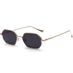 DOHOHDO Retro Metal Small Frame Sunglasses Men Women Vintage Square Black Pink Red Sun Glasses Fashoin Brand Eyeglasses UV400