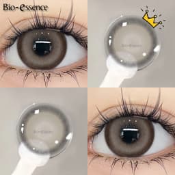 Bio-essence 1 pair Korean Lenses Colored Contact Lenses with Prescription Blue Myopia Lenses Korean Lenses High Quality Lenses