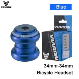 VIARON Bicycle Headset 4455ST/4456ST CNC 11/8"-11/2" Sealed Bearing Straight Tapered Tube Fork MTB Bike Headset