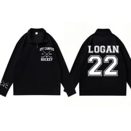 Briar Hockey Sweatshirt Off-Campus Pullover Quarter Zip Hockey Romance Sweatshirts Briar U Campus Hockey Clothes Male Clothing