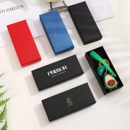 Rectangle Jewelry Black Gift Boxes for Necklace Earrings Bracelets Keychain Accept Dropshipping size 12 * 5 * 2.5cm