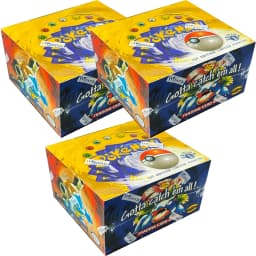 PKM Base Set Fossil Jungle Team Rocket Neo Destiny Booster Box 1999 2000 Year 1st Edition 1Box 36 Packs Proxy Game Cards Sealed