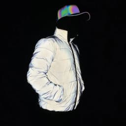 New 2026 Reflective Jacket Men Winter Warm Cotton-Padded Coat Harajuku Street Hip Hop Jackets Night Reflect Light Parka