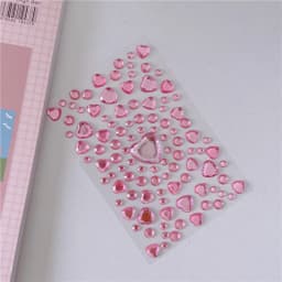 3D Gem Stickers Shiny Diamond Sticker Acrylic Crystal Sticker DIY Three-dimensional Decoration Rhinestone for Kids Girls