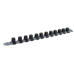 3pcs/Set Plastic Socket Organizer 1/4 3/8 1/2 Inch Socket Tray Rail Rack Storage Holder 1/4 3/8 1/2 In Socket Clip Rail Surpport