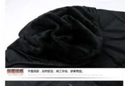 Men Loose Oversized Warm Cotton Parkas Men Thick Fleece Lined Winter Outer Jackets Men Warm Daily Coldproof Tops Elderly Males