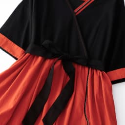 2024 New Arrival V-neck Patchwork Vintage Loose Summer Dress Bow Belt Slim Office Lady Work Dress Fashion Women Casual Dress