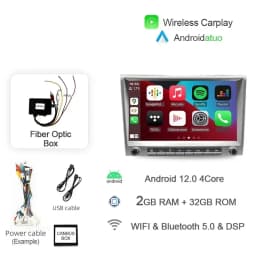 7862 720P Auto Android 13 12G+256G Car Radio GPS Player 4GB Carplay Navigation Autoradio For Porsche Cayman 911 987 Boxster 997