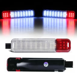 2X LED Door Panel Light Courtesy Lamp For Hummer H2 2003 2004 2005 2006 2007 2008 2009 Chevy Silverado 1500 2500 3500 Dually Bed