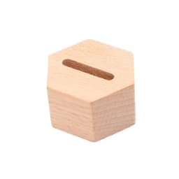Wooden Hexagon heart-shaped Ring Display Stand Couples Rings Storage Rack Jewelry Holder Tray Organizer Gifts