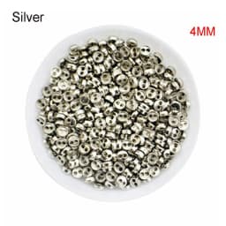 50Pcs/lot 3/4/5/6mm Mini Metal Buttons for DIY Doll Clothes Mini Round Buckles Handmade Craft Doll Clothing Sewing Accessories