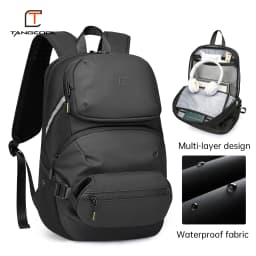 TANGCOOL Convertible Detachable Pocket Backpack Fits 17.3 Inch Notebook Waterproof Ventilated Back Panel Travel Luggage Bag