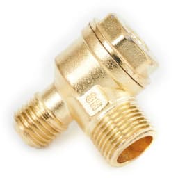 16/14/10mm Air Compressor Check Valve Zinc Alloy 3 Port Check Valve Male Thread Connector Tool Air Compressor Accessories