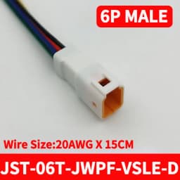 5/20 SETS JST02T/02R-JWPF-VSLE JWPF Series Male Female Plug Docking Harness Mini Car Motorcycle With 20AWG 15CM Wire Connector