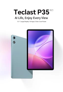 Teclast P35 10.1' Tablet Android 16 3GB (+13GB Virtual) 32GB Lightweight 6000mAh Battery Tablets TDDI Full Lamination with Case Keyboard Stylus