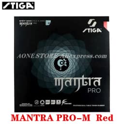 STIGA MANTRA PRO M / H XH Table Tennis Rubber Pips-In Offensive Made in Japan Original STIGA Ping Pong Sponge