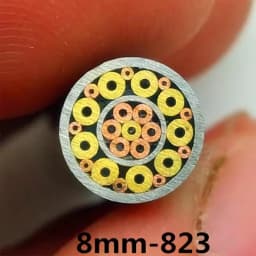 8mm Mosaic Pin Rivets for Knife Handle Screw Decorate 21 Kinds Design Exquisite Style Length 9cm