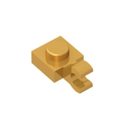 Gobricks GDS-813 PLATE 1X1 W/HOLDER VERTICAL compatible with lego 6019 61252 children's toys Assembles Building Blocks Technical