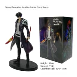 21cm In Stock Solo Levelings Anime Version Figure -Sung Jinwoo Action Figure PVC Collect Model Figure Display Anime Merchandise