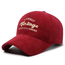 FS Brand 3D Letter Corduroy Caps For Men Red Brown Baseball Cap Winter Windproof Women Golf Cap Street Trucker Hat Gorras Hombre