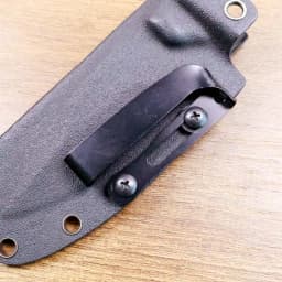 Black/Stonewashed Slotted Clip Belt Loop Buckle Clamp for Kydex Pouch Sheath Holster With Assemble Screws