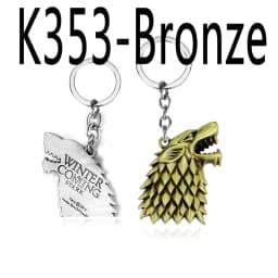 Dragon House Keychain Targaryen Dragon Shape Keyring for Fan Collection Accessories Friends Gift