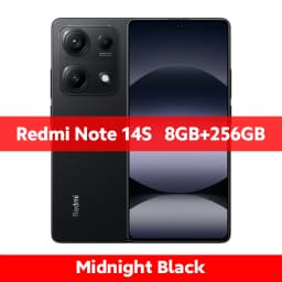 Global Version New Xiaomi Redmi Note 14S Smartphone 5000mAh 120Hz 6.67" AMOLED Display MTK Helio G99 200MP 67W Hyper Charge