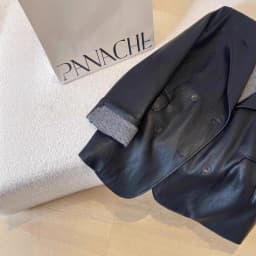 Women Faux Leather Suit Coats Solid Jacket Turn Down Collar Long Sleeve Double Breasted Loose Fit Office Lady Casual 2026 Autumn