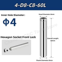 Saw Milling Cutter Slitting Saw Arbor Blade Holder CNC Slotting Machining Metal Cutting Tool Front Rear Lock 5 6 8 10 13mm