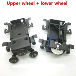 Old Wardrobe Sliding Door Pulley Wheel Runner Closet Wardrobe Moving Door Bottom Pulley Lower Wheel Roller Runner