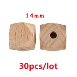20/30/50Pcs Beech Wooden Round Beads Hexagon Letter Beads Eco-Friendly DIY Bracelet Jewelry Pendant Accessories