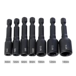 Firmer Screw Tap Socket Adapter Holder Extension Bar 1/4 Inch Hex Shank For/M5/M6/M8/M10/M12/M14 Hand Tools