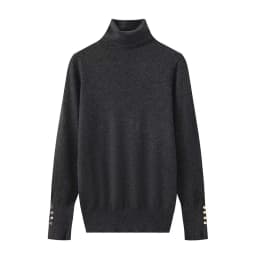 YENKYE Autumn Women Long Sleeve Basic Turtleneck Knit Sweater Casual Pullover Knitwear